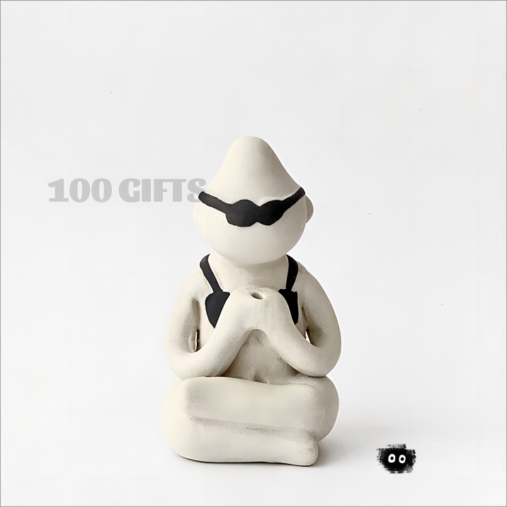 Bikini Meditation sculptural incense holder by Walala