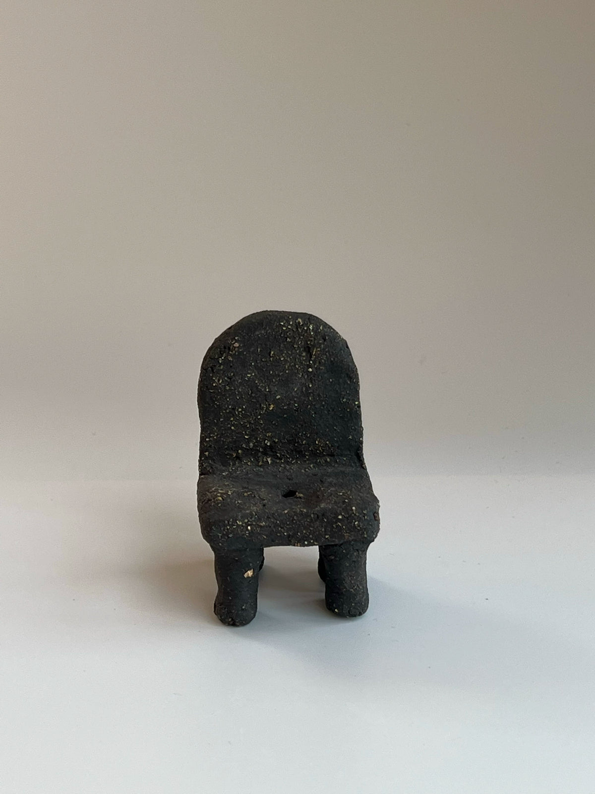 Black Arched-Back Chair ceramic incense holder from the 000503 Chair Series