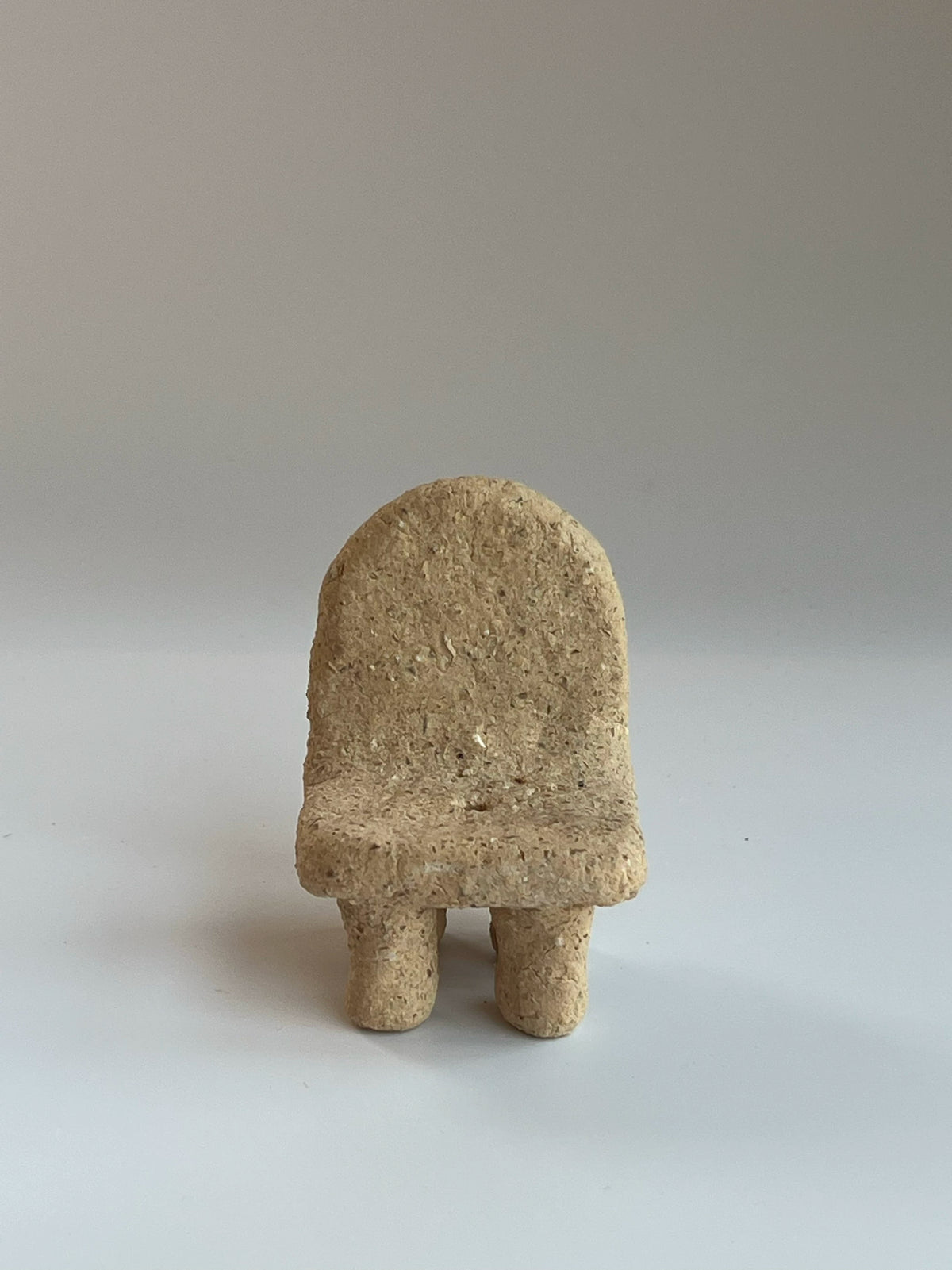 Beige Arched-Back Chair ceramic incense holder from the 000503 Chair Series