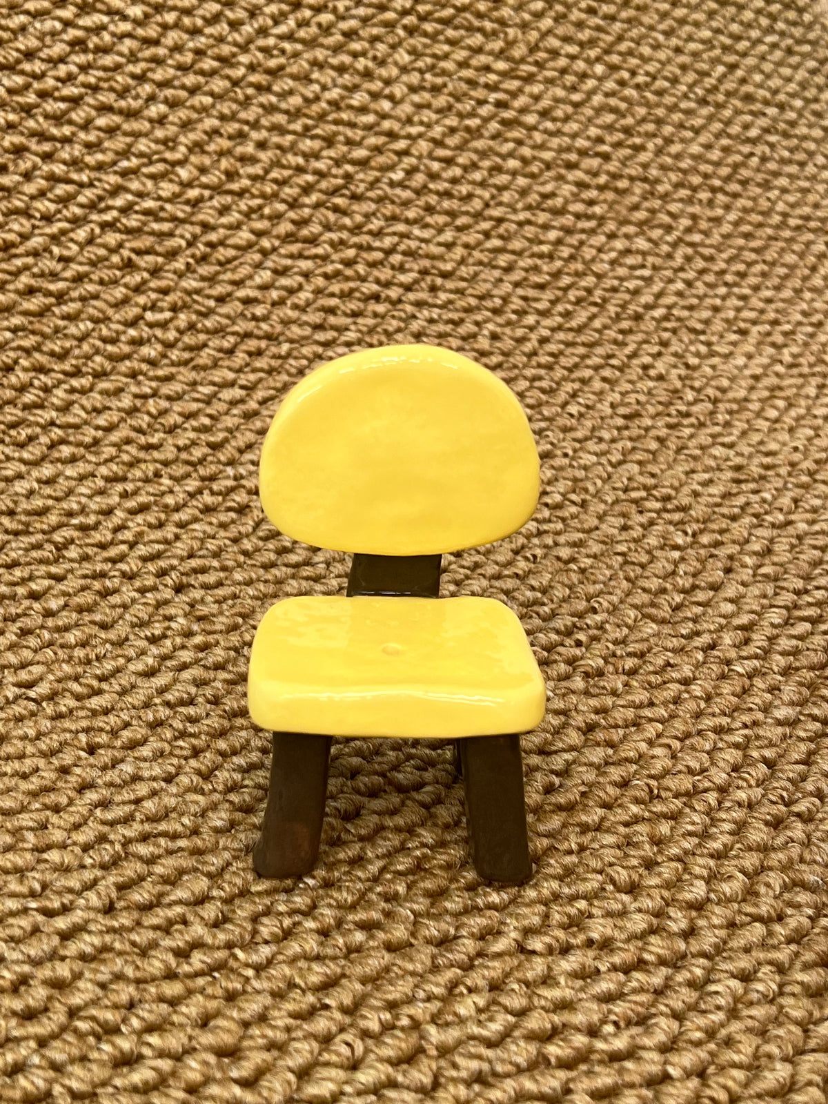 One-of-a-Kind Chair 3 miniature ceramic incense holder by 000503