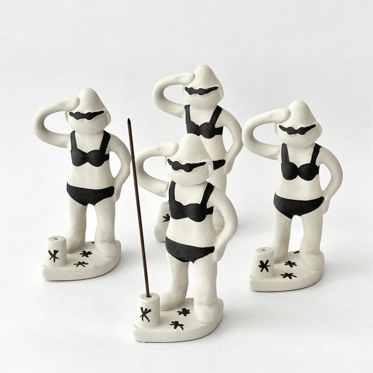 Walala surfer and meditation incense holders, alternate product view 3