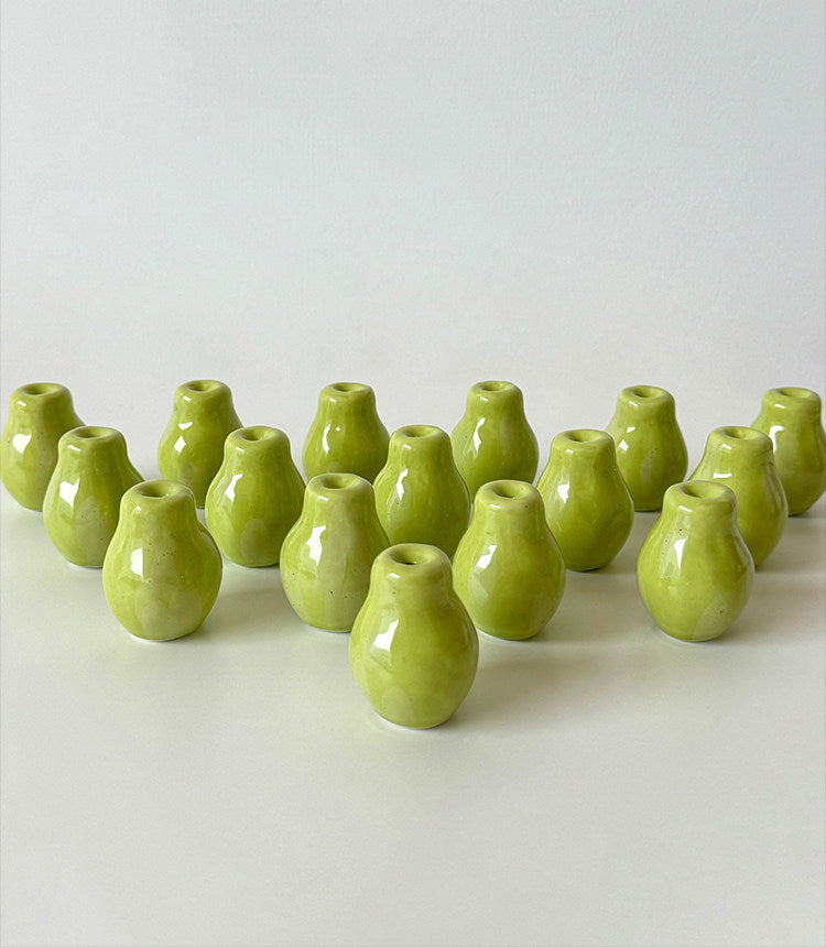 Walala apple and pear ceramic incense holders, alternate product view 11