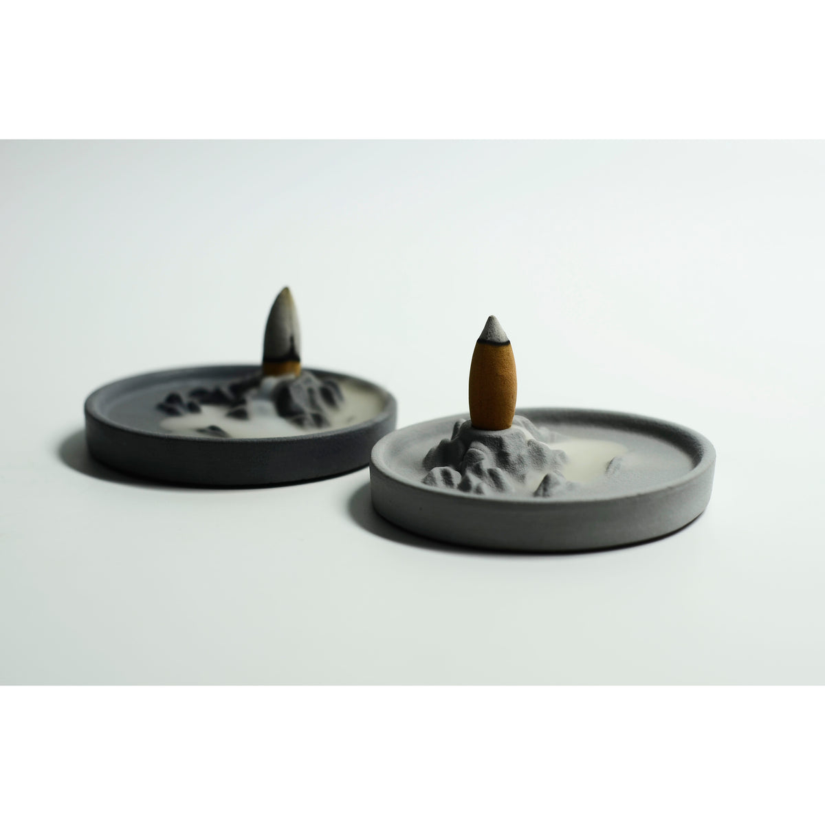 Yunyu Island concrete backflow incense burner, alternate product view 5
