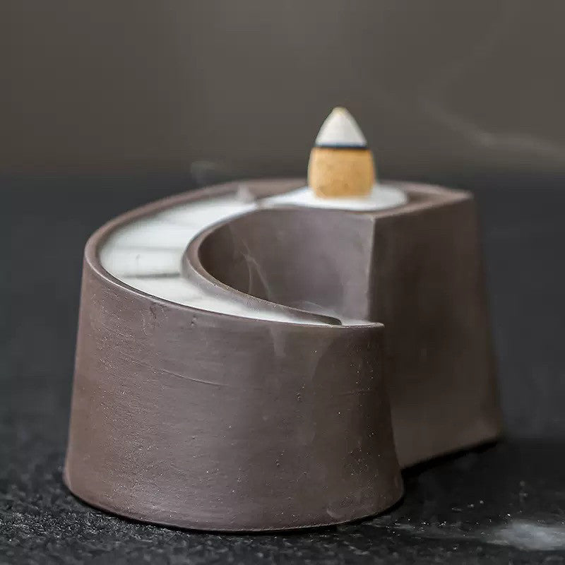 Lighthouse Backflow Incense Burner
