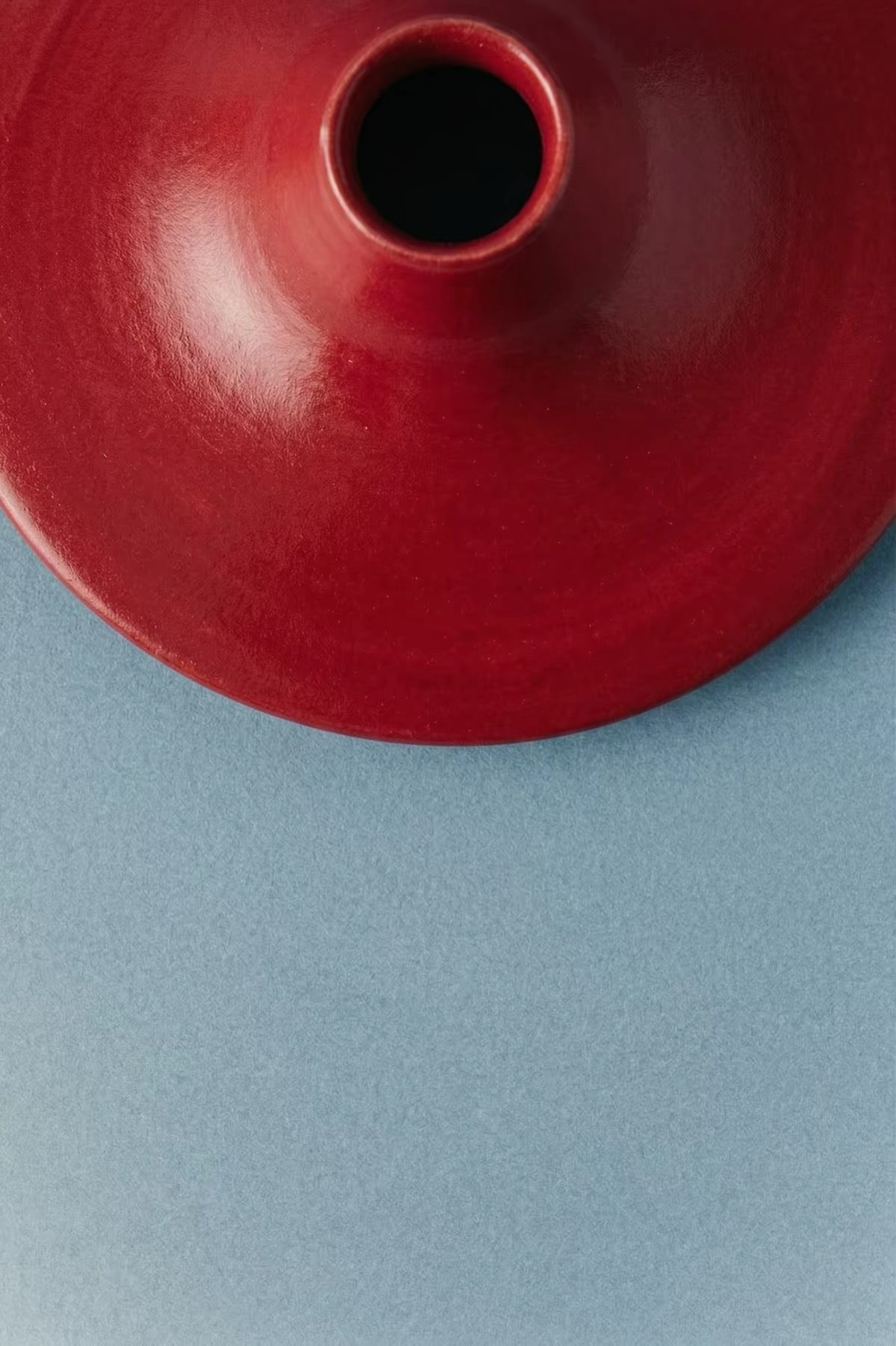 Red roof ceramic cottage incense burner with its coordinating base