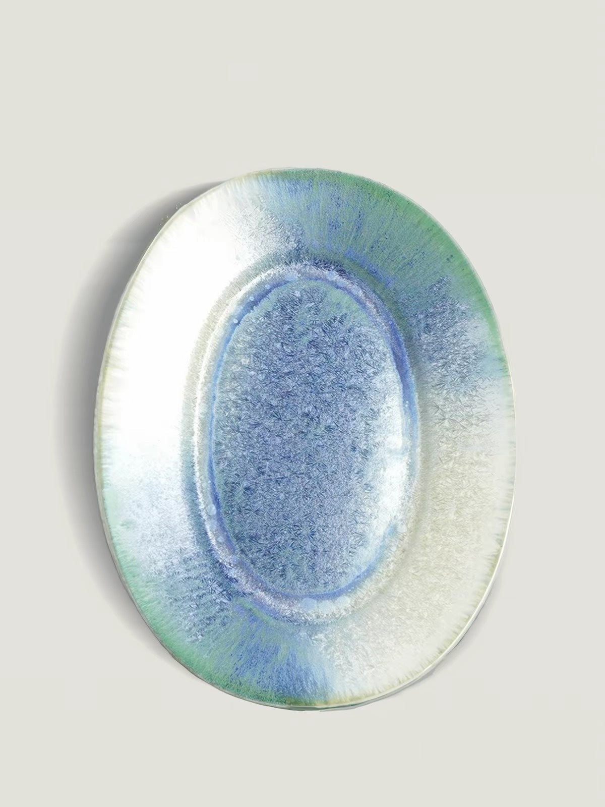 PiGoo Khingan Night handmade ceramic brunch plate