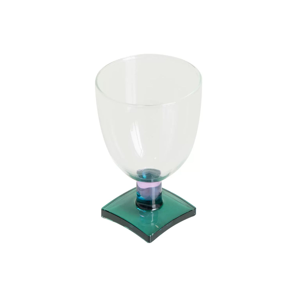 SOREMO Sugar Cube Goblet — Purple–Green G10