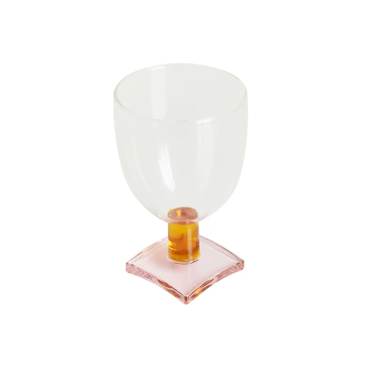 SOREMO Sugar Cube Goblet — Pink–Yellow G12
