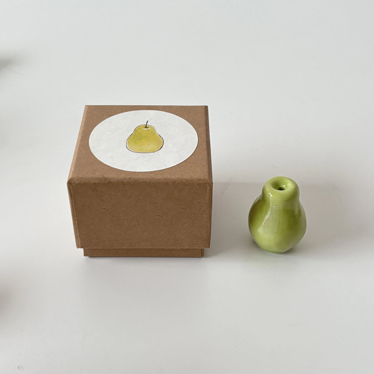 Pear ceramic incense holder by Walala