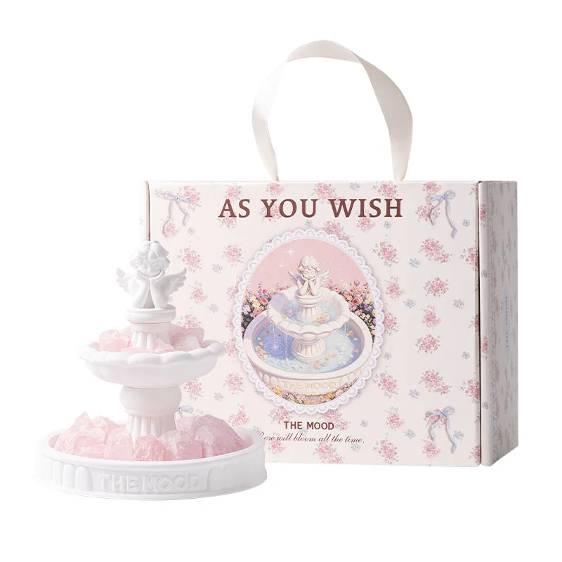 The Mood wishing well fragrance stone gift set with presentation box